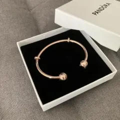 Pandora rose open bangle bracelet