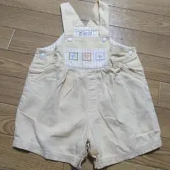 ファミリア　サロペット　黄色　80cm