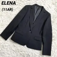 ELENA エレナ　テーラードジャケット　黒　ブラックフォーマル　11AR