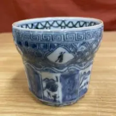 【希少・骨董】五良太甫呉祥瑞造 染付 香合/蓋物/小物入れ 陶器/陶磁器 美品 希少・骨董】五良太甫呉祥瑞造 染付 香合/蓋物/小物入れ 陶器/陶磁器