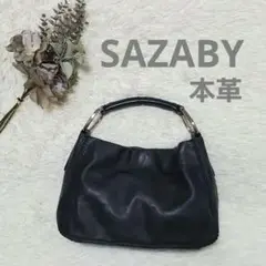 ■美品 SAZABY/ サザビー レザー ショルダーバッグ ワンショルダー