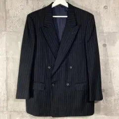 733 BALENCIAGA バレンシアガ セットアップ ダブル スーツ 紺