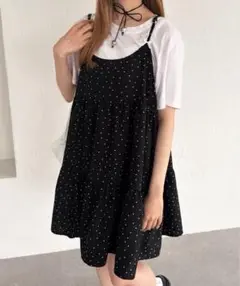 kutir キャミワンピース 黒