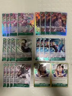ワンピースカード 受け継がれる意志 緑系カードセット