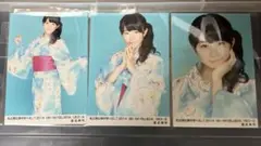 私立恵比寿中学 エビコレ 生写真 星名美怜 3枚セット（2014-08）