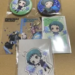 ペルソナ3 山岸風花 缶バッジ アクリルスタンド 八景島シーパラダイス