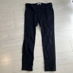 GU メンズ ワンダーシェイプカラースキニーパンツ ブラック 32