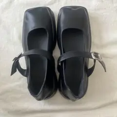 ストラップウェーブ厚底ローファー