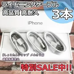 ipad 純正 同等 充電機 ライトニング ケーブル 3本