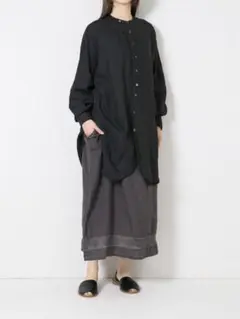 【美品】vlasblomme KL Heritage 60 チュニックシャツ 黒
