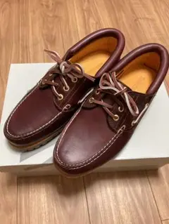 【新品】Timberland 3eye バーガンディ 25センチ
