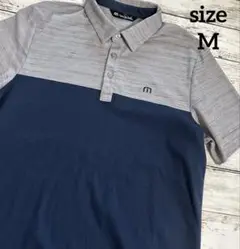 トラビスマシュー　半袖　M　ポロシャツ　US　travismathew
