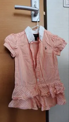 RALPH LAUREN キッズ　ワンピース　ピンク