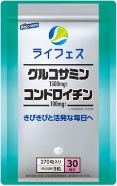 合計30日分 はごろもフーズ ライフェス グルコサミン+コンドロイチン 膝関節