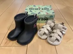 HI! MY ZOO レインブーツ ブラック　おまけ付き