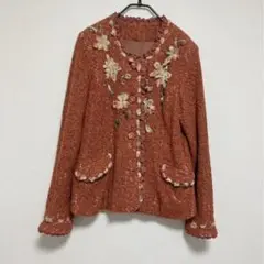 へっぽこ先生 コート アウター ジャケット オレンジ