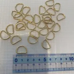 ゴールド Dカン 28個 2cm 内径1.5