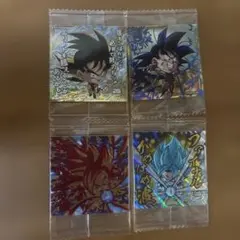 ドラゴンボールウエハースシール 4枚セット