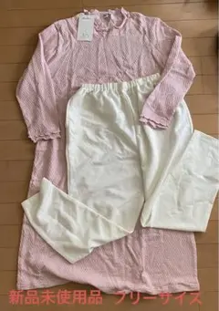 パジャマ　ルームウェア　入院着　ワンピース上下セット　セール中　日本製
