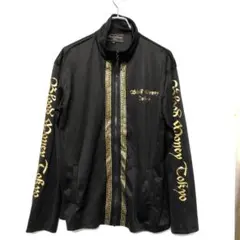 Blood Money Tokyo 古着 メタリックゴールドプリント ジャージ