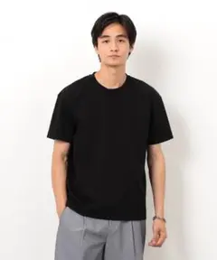 未使用　コムサイズム　シルキーポンチTシャツ
