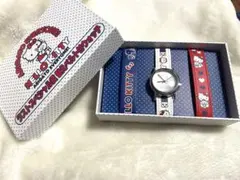 新品未使用　ハローキティー　40周年　ウォッチ　替えベルト付き　ラストスペシャル