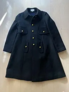 ju0026m davidson コート Aライン 金ボタン ドゥーズィエムクラス