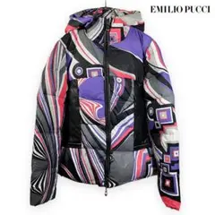 EMILIO PUCCI エミリオプッチ マルチ 総柄 羊革 ダウンジャケット