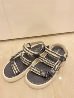 CHANEL サンダル ロゴ チェーン
