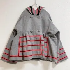 ベルンハルトウィルヘルム　コート　レオパードファー付　変形　ビアバスストップ購入 ベルンハルトウィルヘルム コート レオパードファー付 変形 ビア