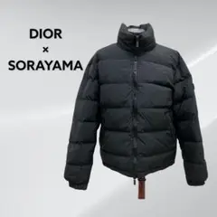 ディオールオム 空山基 コラボ 19AW ロゴワッペン付き ダウンジャケット