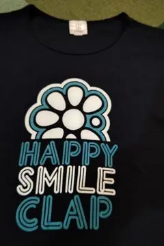 clap クラップ★ HAPPY SMILE CLAPTシャツ Mフィットネス