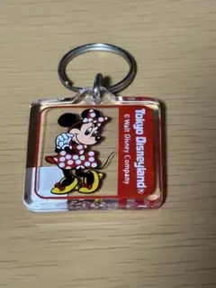 ディズニー　アクリルキーホルダー　ミニー　当時物