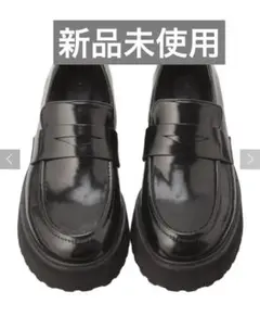 新品 lagunamoon ローファー プラットフォームローファー ブラック S