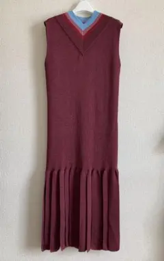 21SS TOGA PULLA トーガ プルラ ニット ワンピース 美品