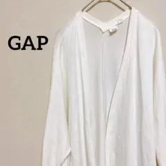 GAP ギャップ カーディガン ドルマン袖 ホワイト 白 レディース ベトナム製