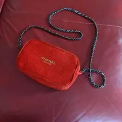 新品未使用 CHANEL シャネル ノベルティ ポーチ チェーン付き