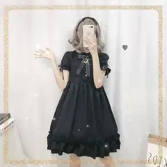 半袖 レディース ワンピース ゴスロリ ロリータ ドール 病みかわ ゆめかわ