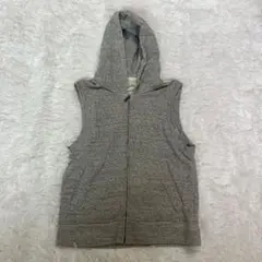 MK MICHEL KLEIN レディース ベスト パーカー M ジップアップ