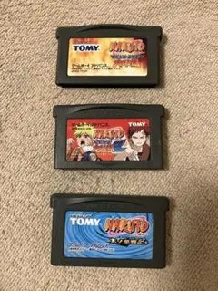 NARUTO ゲームボーイアドバンスソフト 3本セット