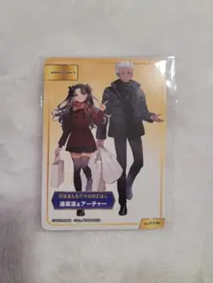 Fate TYPE-MOON フェア カード 遠坂凛 & アーチャー
