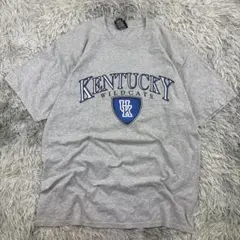 KENTUCKY WILDCATS カレッジTシャツ/グレー/オーバーサイズ
