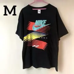 ナイキ NIKE アトモス デカロゴ プリント 半袖Tシャツ ブラック M