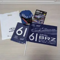 SUPER GT SUBARU応援グッズ　スバルファンシート2024　サイン入り