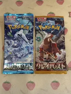 ポケモンカードゲーム スノーバード・クレイバスト 5枚入りパック