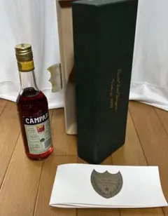 CAMPARI カンパリ 旧ラベル + キュヴェ ドンペリニョン 1992 空箱