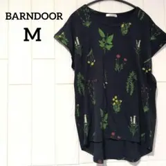 BARNDOR M 花柄 Tシャツ ネイビー