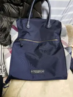 BLUE LABEL ネイビー リュック型バッグ