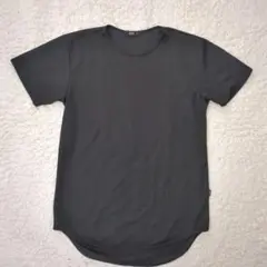良品 EPTM ロング丈Tシャツ ラウンドヘム ブラック XL