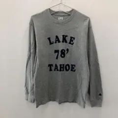J681 ユニクロ LAKE 78' TAHOE 長袖カットソー グレーS
